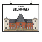 Schloss Birlinghoven - Poster Din A2 (quer)