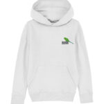 Halsbandsittich - Kids Organic Hoodie (Stick)